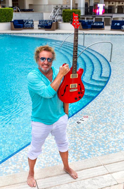 Rock star Sammy Hagar is opening "Sammy's Island" at the Palms pool this summer on We ...