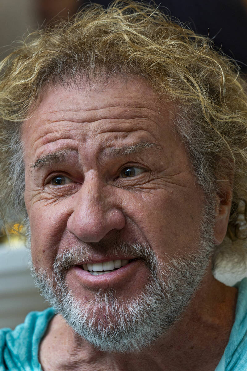 Rock star Sammy Hagar talks about opening "Sammy's Island" at the Palms pool this sum ...