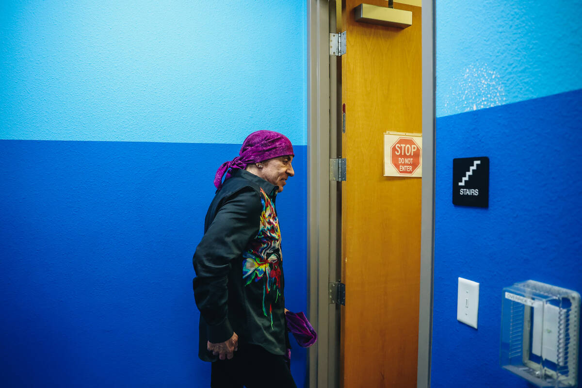 Stevie Van Zandt, a guitarist and member of Bruce Springsteen’s E Street Band, visits th ...