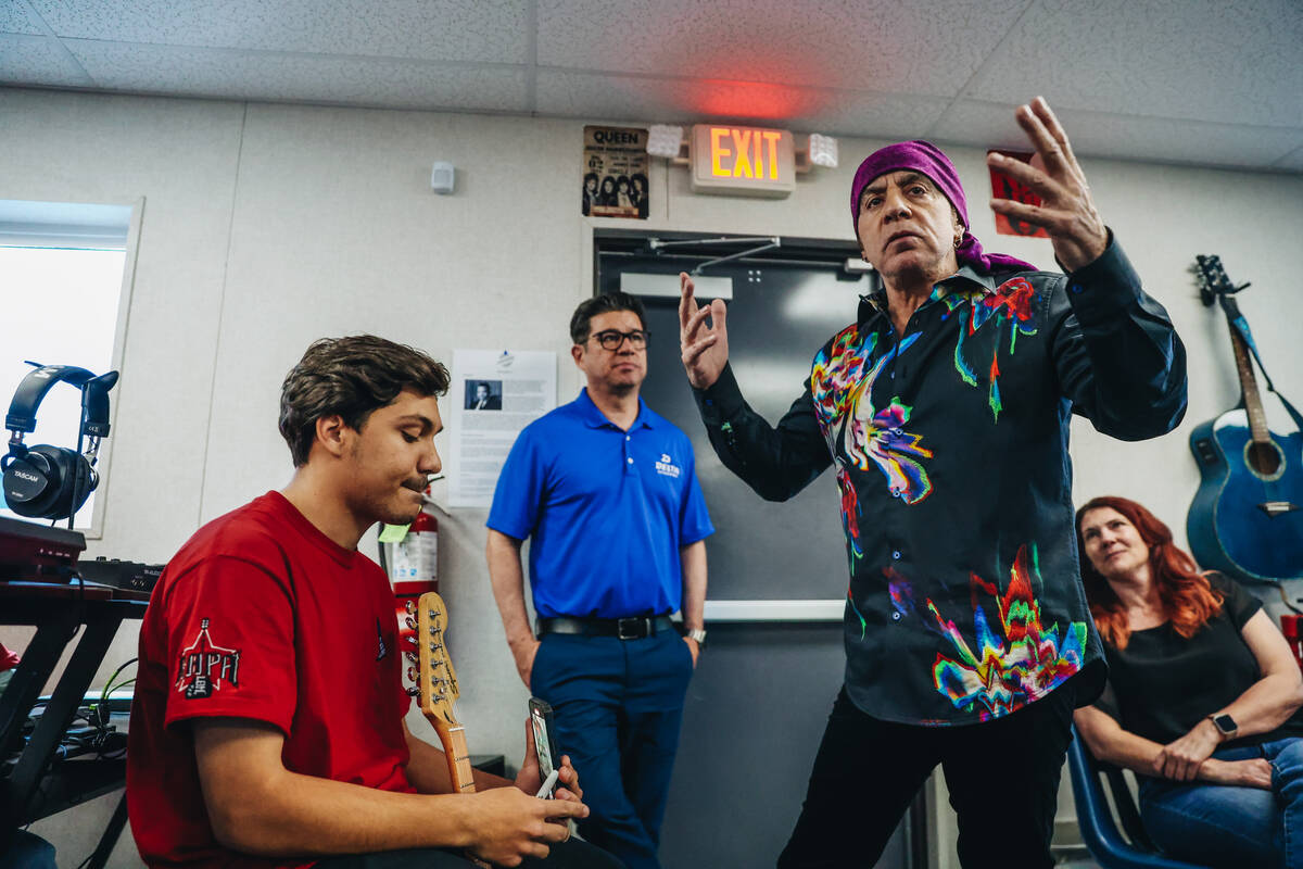 Stevie Van Zandt, a guitarist and member of Bruce Springsteen’s E Street Band, speaks to ...