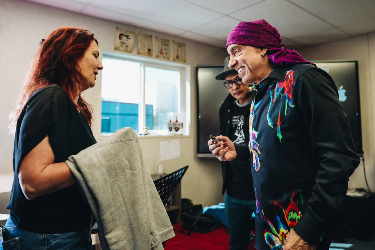 Stevie Van Zandt, a guitarist and member of Bruce Springsteen’s E Street Band, meets wit ...