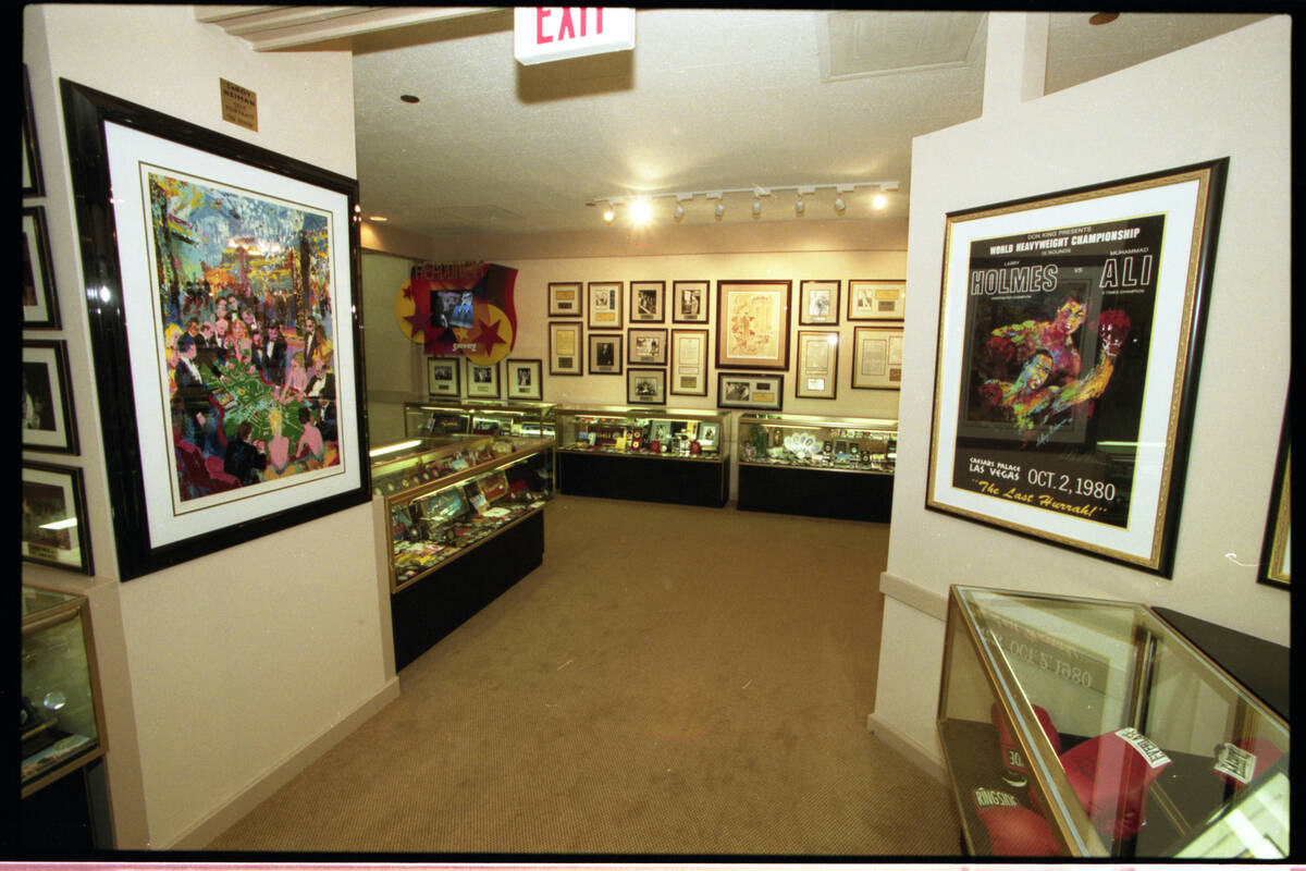 The interior of the Casino Legends Hall of Fame that was moved from the Stratosphere to the Tro ...