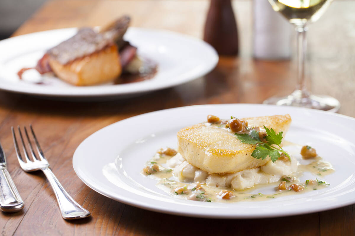 Water Grill in The Forum Shops at Caesars Palace on the Las Vegas Strip is serving wild Chilean ...