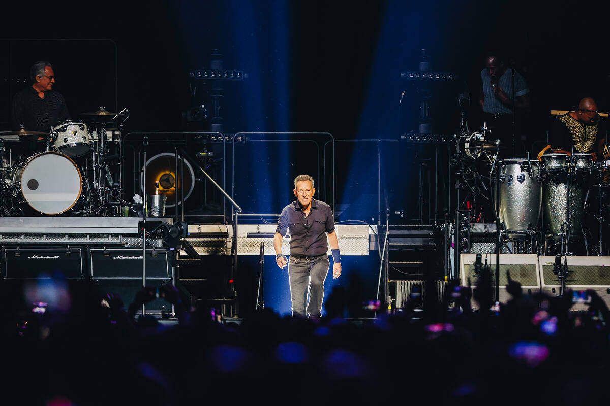 Bruce Springsteen performs with his E Street Band during the Springsteen & E Street Band 2024 W ...