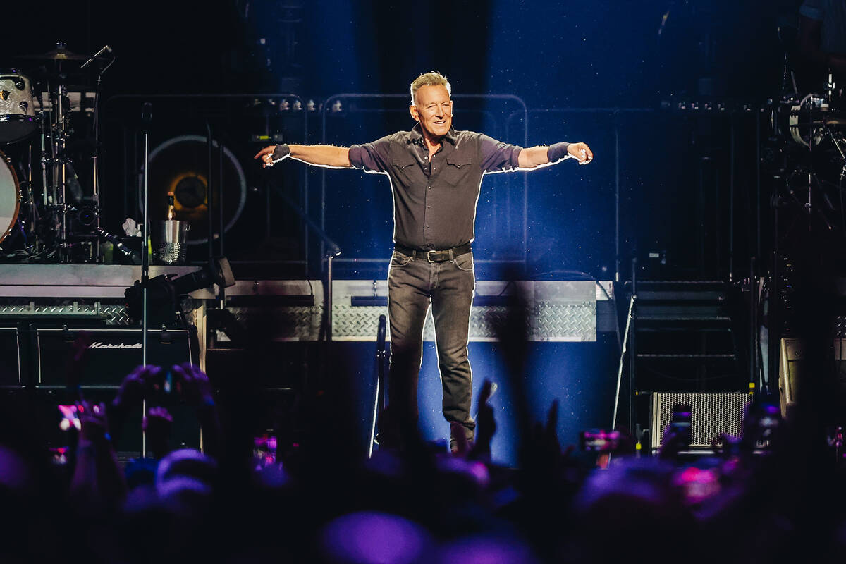 Bruce Springsteen performs with his E Street Band during the Springsteen & E Street Band 2024 W ...