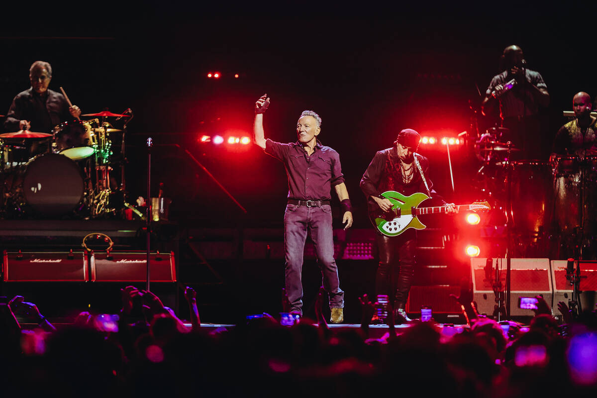 Bruce Springsteen performs with his E Street Band during the Springsteen & E Street Band 2024 W ...