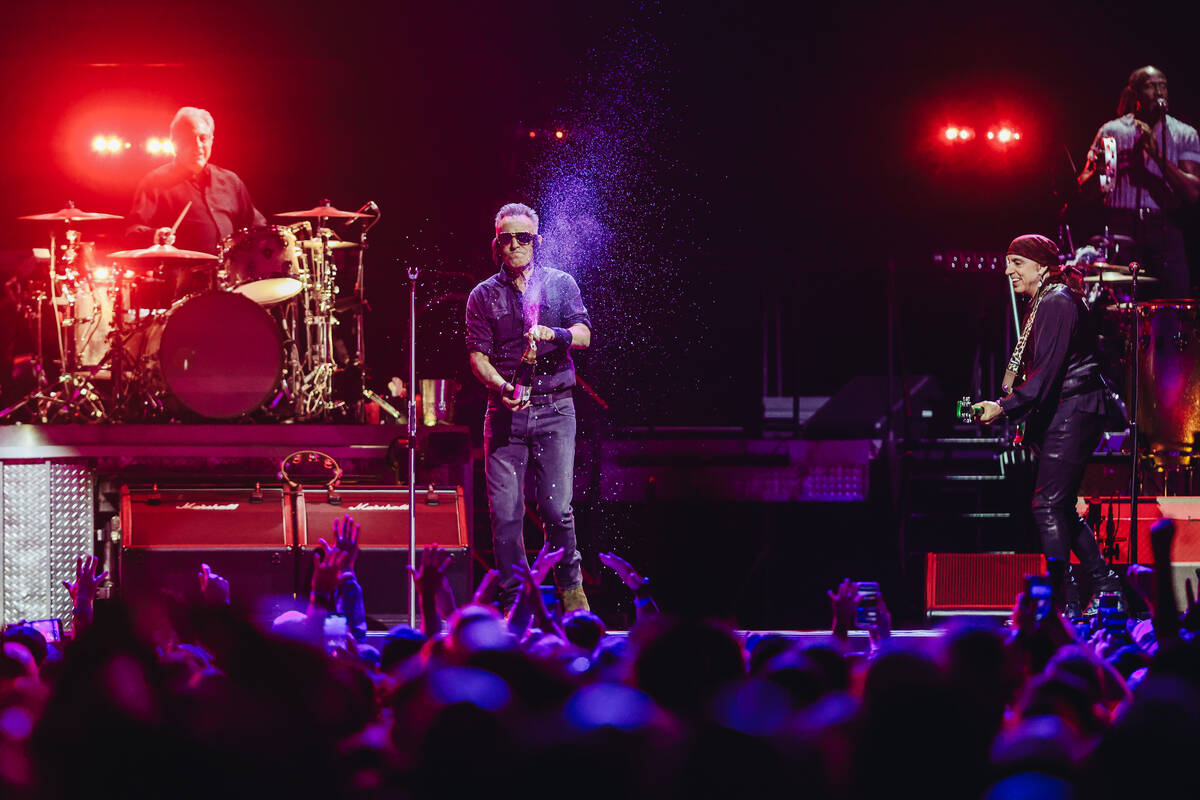 Bruce Springsteen performs with his E Street Band during the Springsteen & E Street Band 2024 W ...