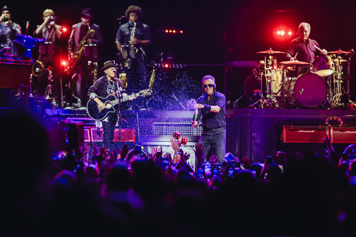 Bruce Springsteen performs with his E Street Band during the Springsteen & E Street Band 2024 W ...