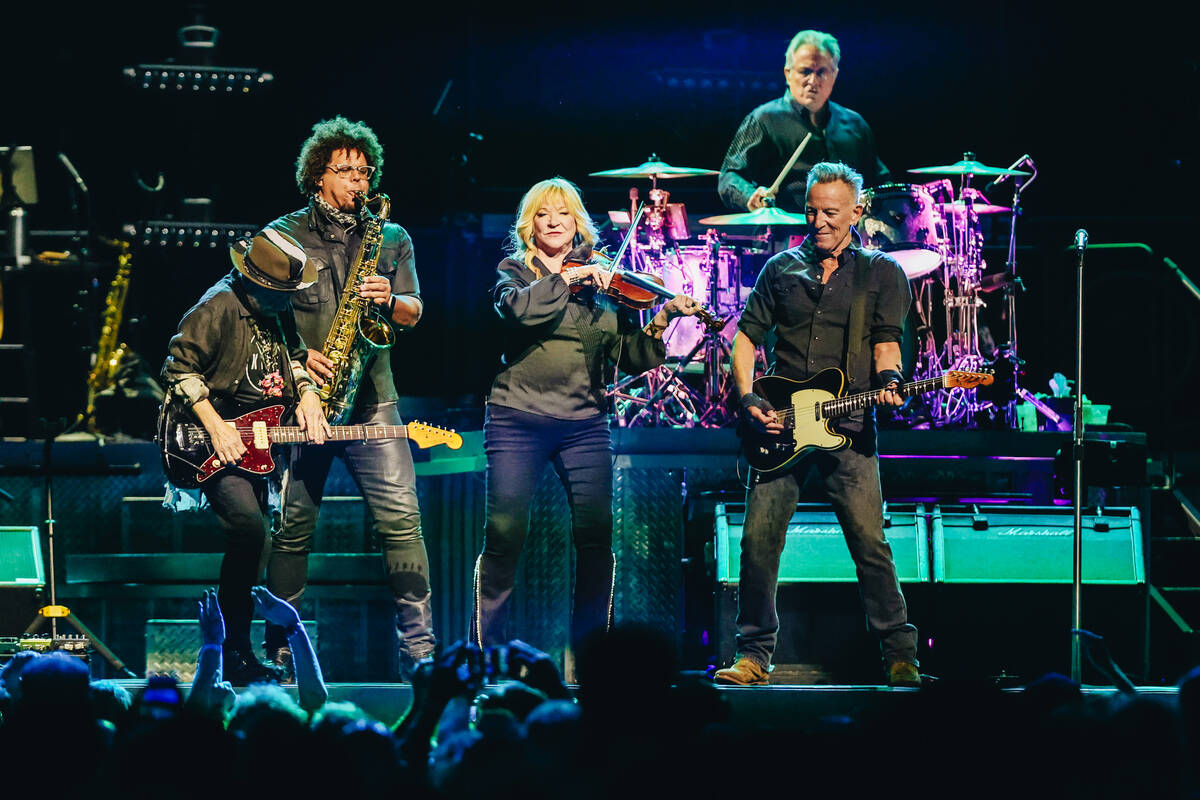 Bruce Springsteen performs with his E Street Band during the Springsteen & E Street Band 2024 W ...