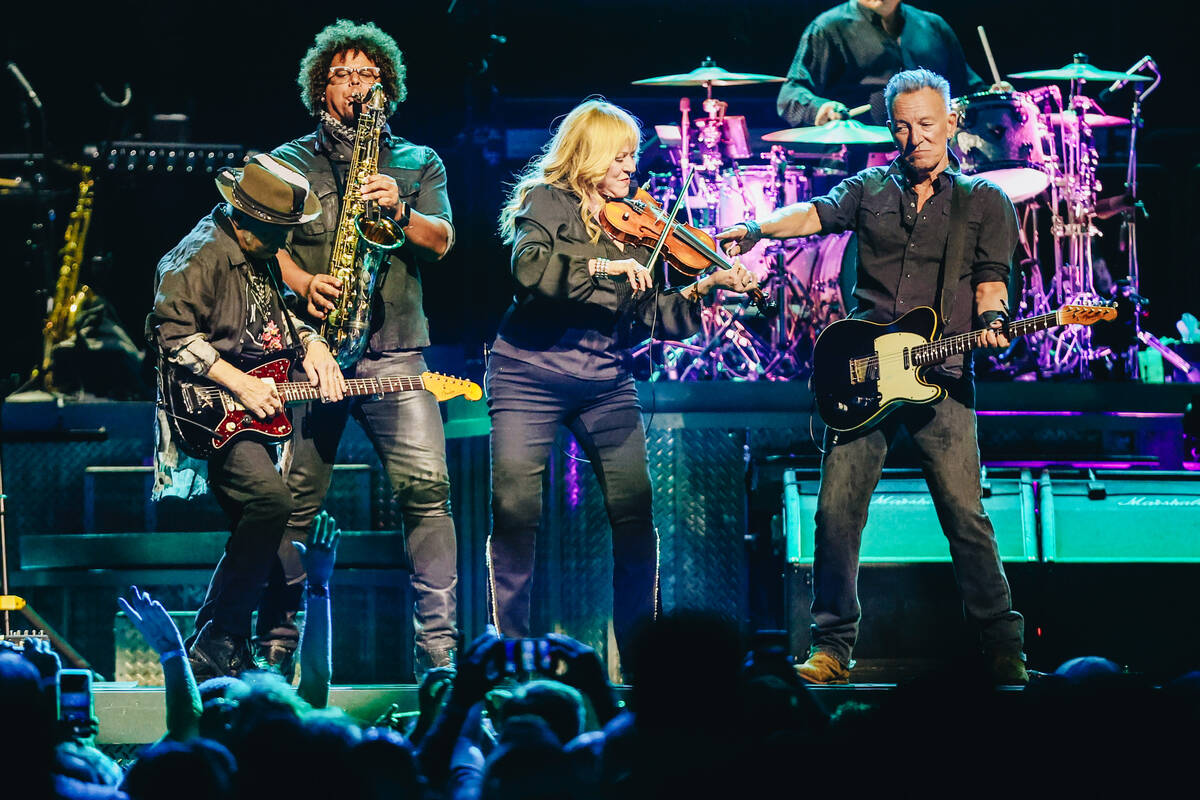 Bruce Springsteen performs with his E Street Band during the Springsteen & E Street Band 2024 W ...