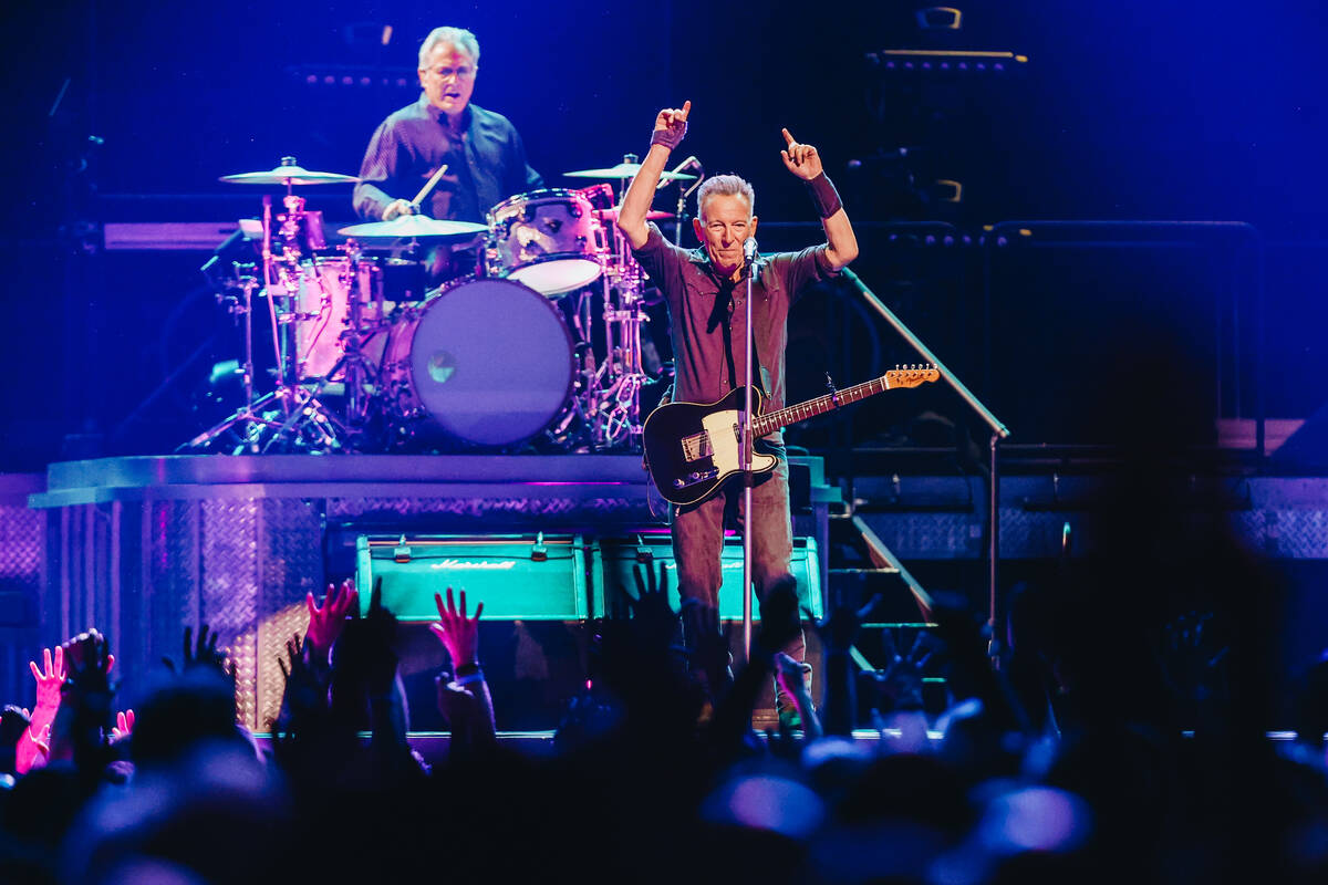 Bruce Springsteen performs with his E Street Band during the Springsteen & E Street Band 2024 W ...