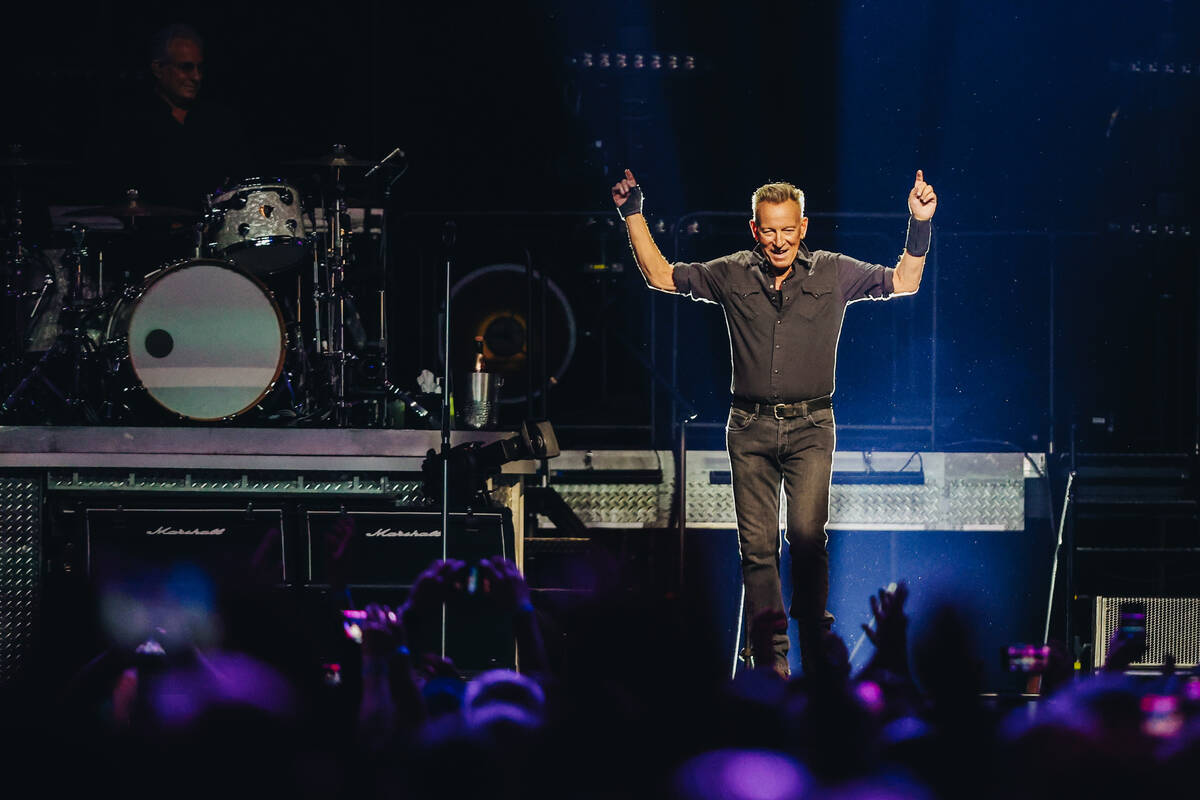 Bruce Springsteen performs with his E Street Band during the Springsteen & E Street Band 2024 W ...