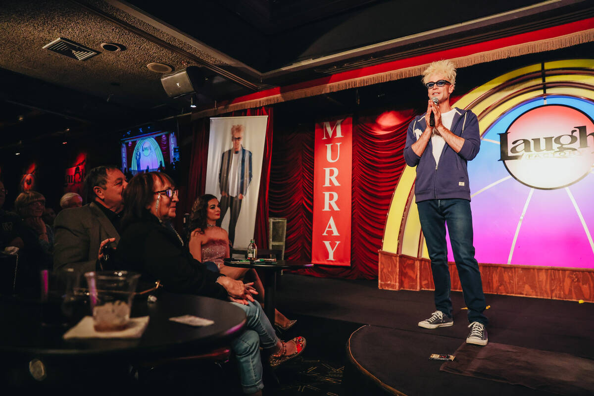 Murray Sawchuck performs his last headlining show inside of the Laugh Factory at the Tropicana ...