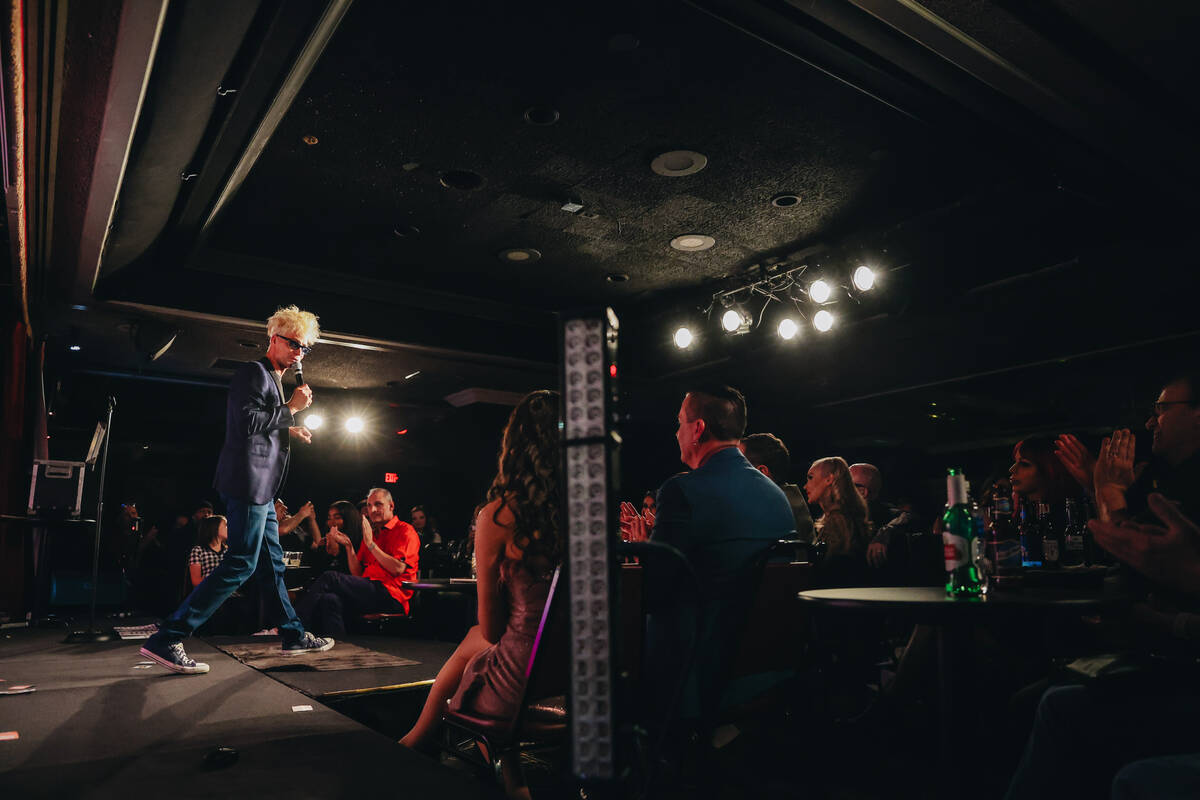 Murray Sawchuck performs his last headlining show inside of the Laugh Factory at the Tropicana ...