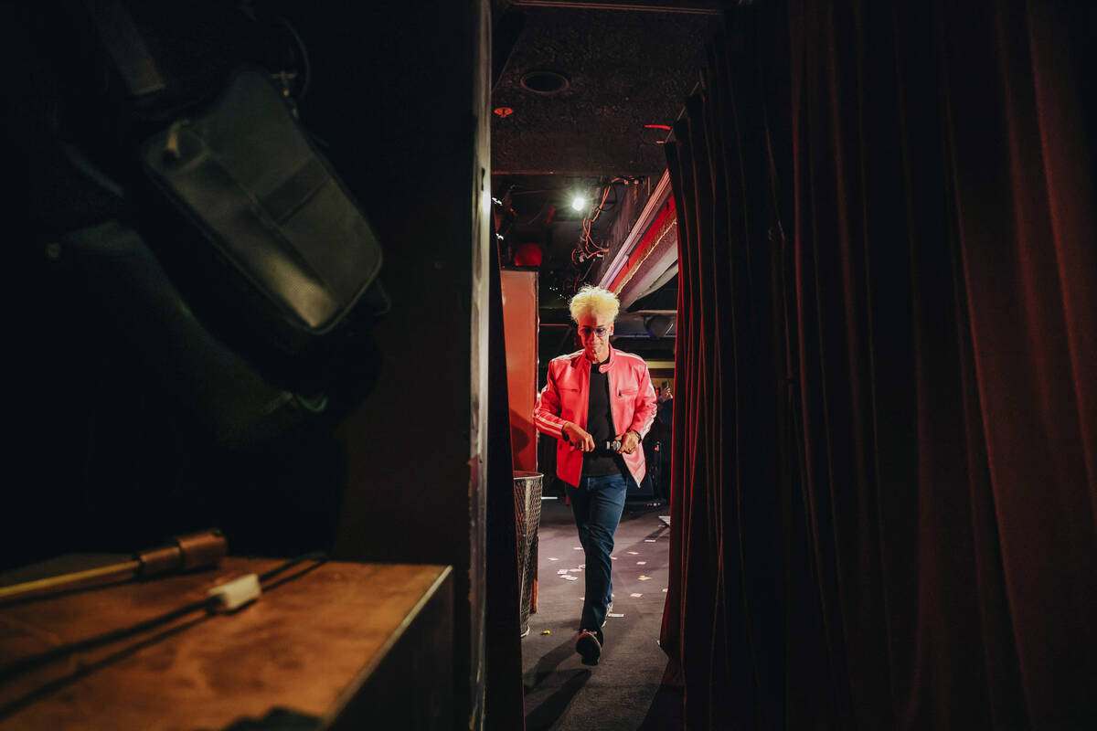 Murray Sawchuck walks off stage during his last headlining show inside of the Laugh Factory at ...