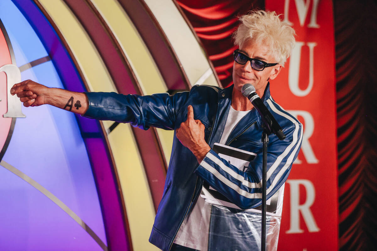 Murray Sawchuck performs his last headlining show inside of the Laugh Factory at the Tropicana ...