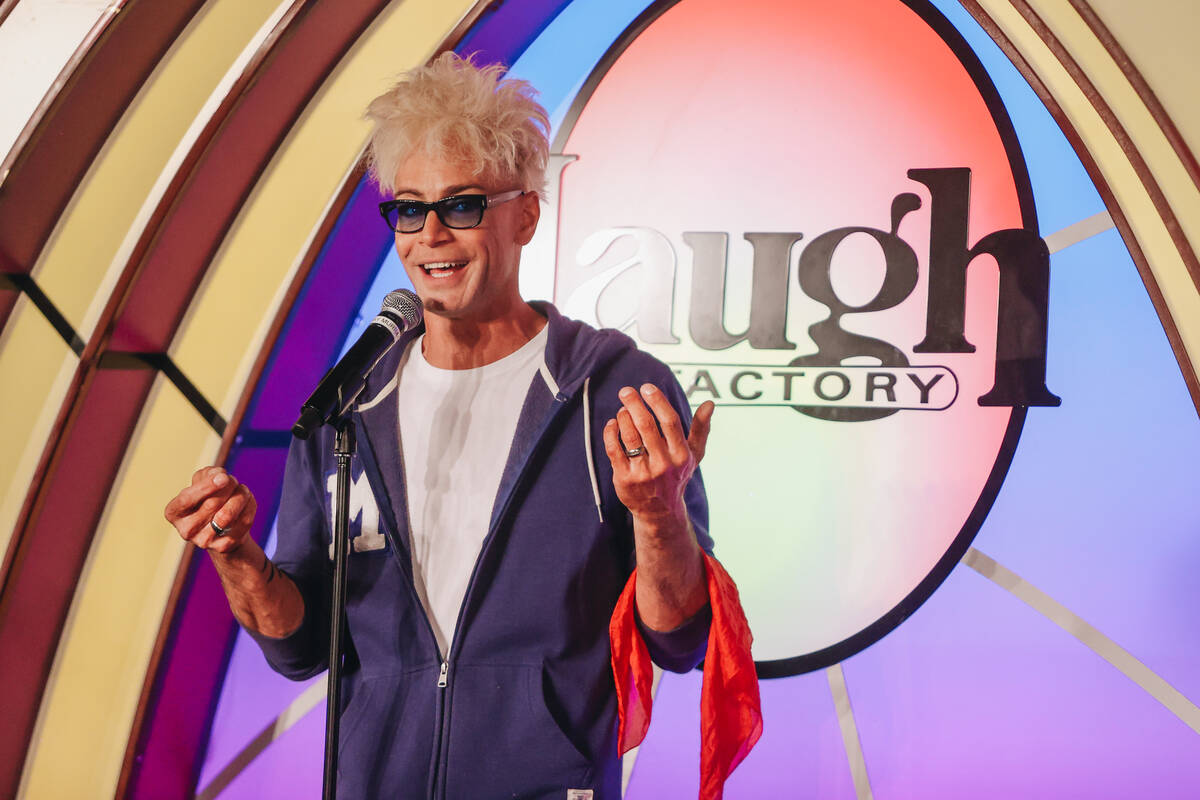 Murray Sawchuck performs his last headlining show inside of the Laugh Factory at the Tropicana ...