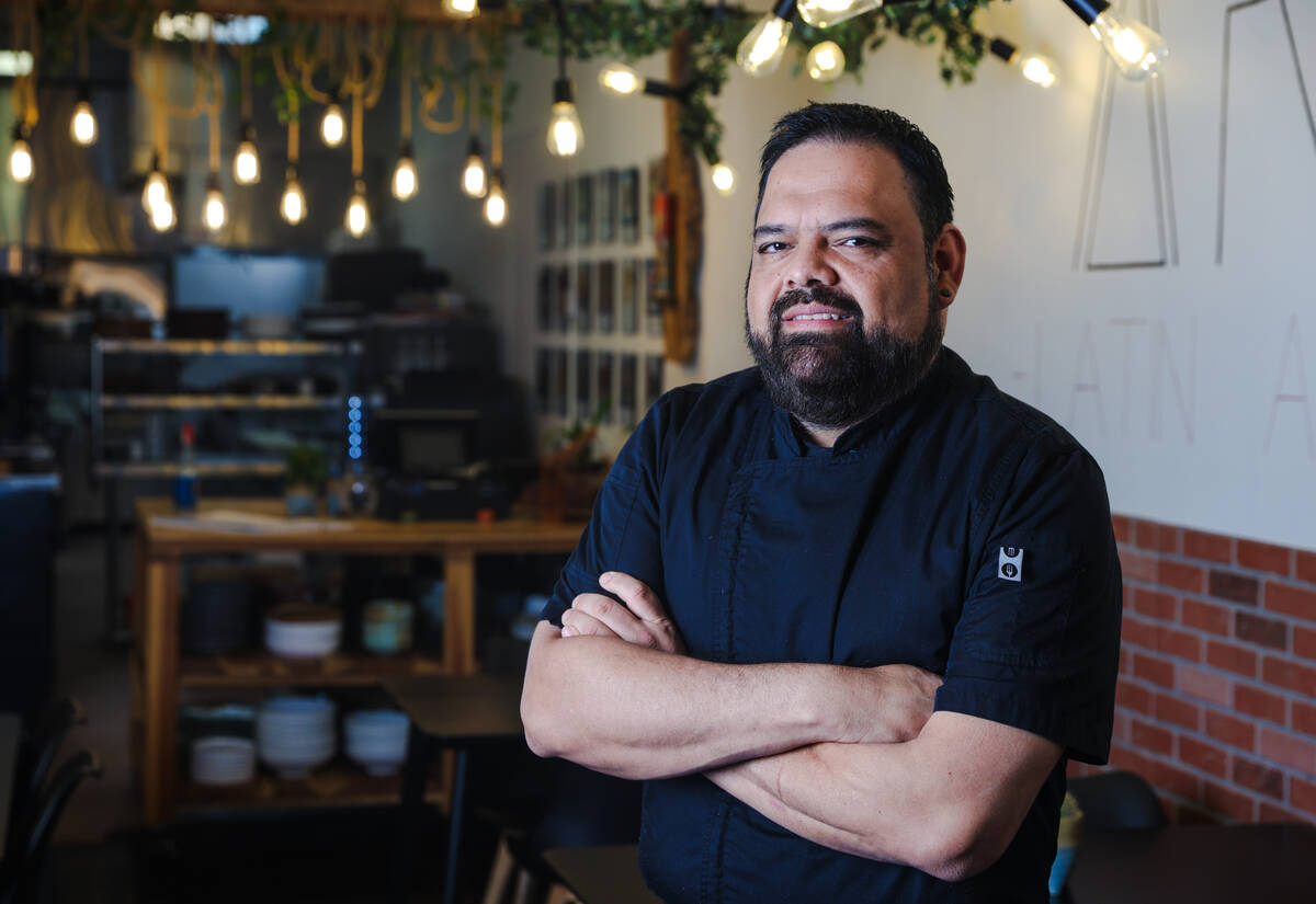 Chef and owner Steve Kestler poses for a portrait at his restaurant, Aroma Latin American Cocin ...