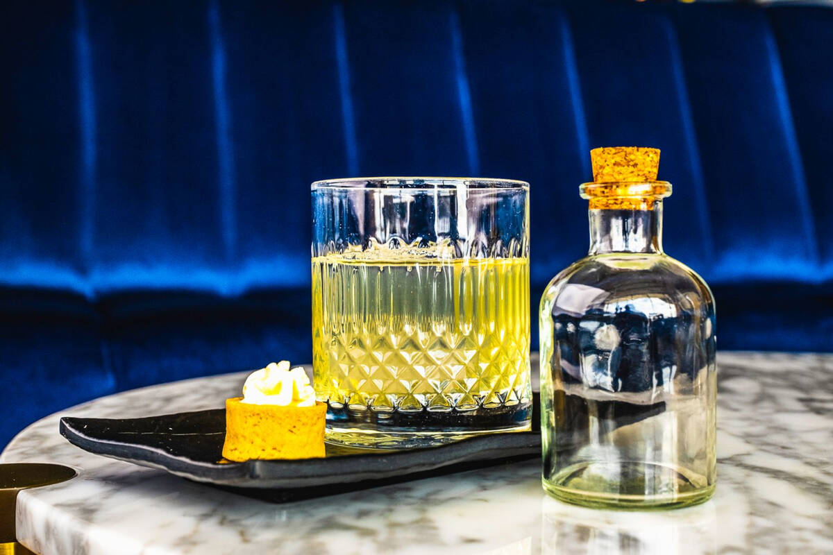 A What's Your Number? cocktail from bartender Kenny Hwong of Legacy Club in Circa in downtown L ...