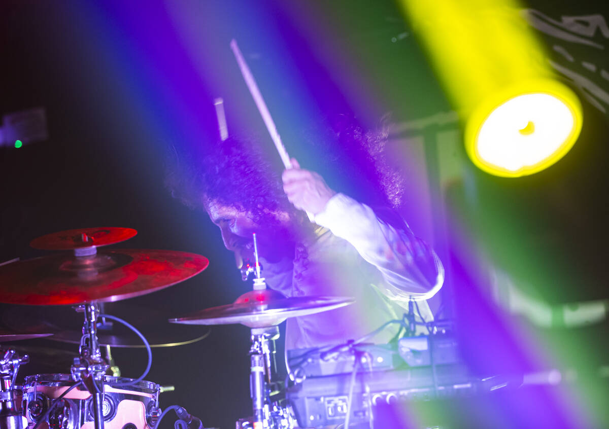 Upon a Burning Body perform during a concert at the newly-opened venue Sinwave on Monday, April ...