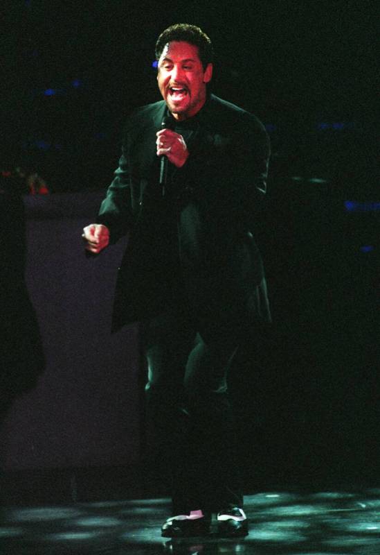 Danny Gans performs at The Mirage on April 6, 2002. (Las Vegas Review-Journal)