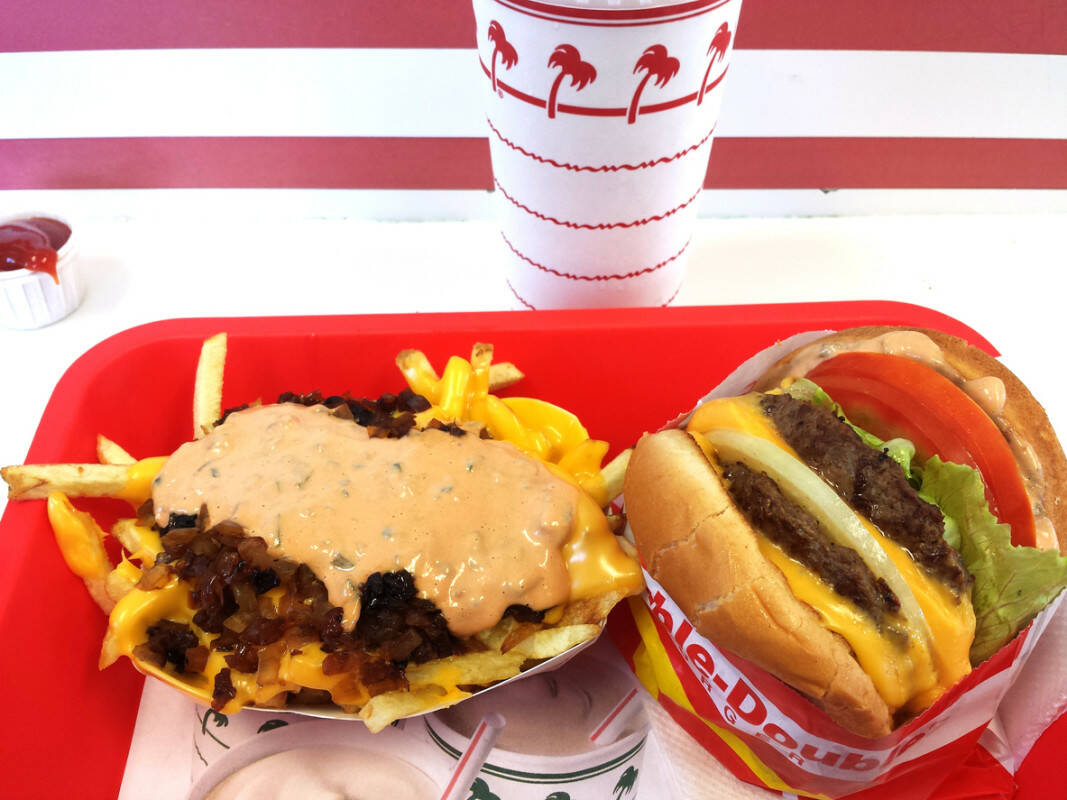 Food from In-N-Out Burger is seen in this photo. (Courtesy AMG-Parade)