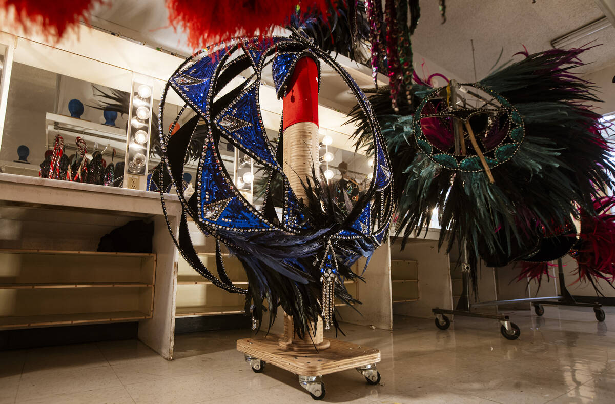 Costume pieces that were used in "Jubilee" are seen backstage at the Jubilee Theater, ...