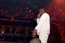 Usher performs during "Bad Girl: 20 Years Of Confessions" at Jewel Nightclub at the Aria Resort ...