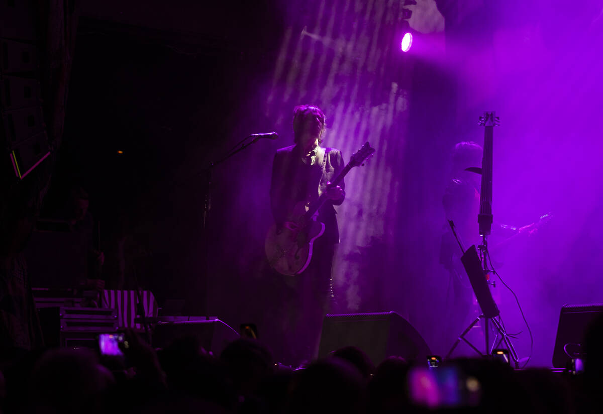 The Psychedelic Furs perform at the House of Blues at Mandalay Bay on Thursday, May 9, 2024, in ...