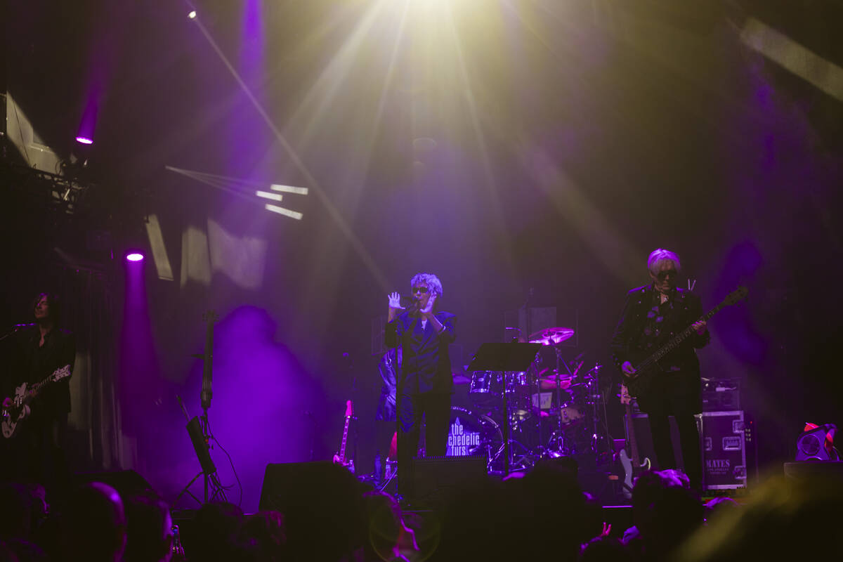 The Psychedelic Furs perform at the House of Blues at Mandalay Bay on Thursday, May 9, 2024, in ...