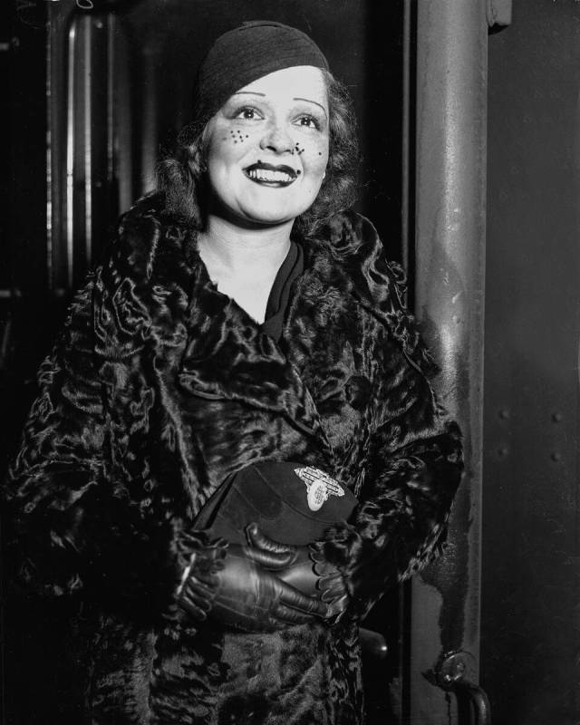 Actress Clara Bow, Hollywood's original "It" girl, is shown in a photo made in New York City in ...