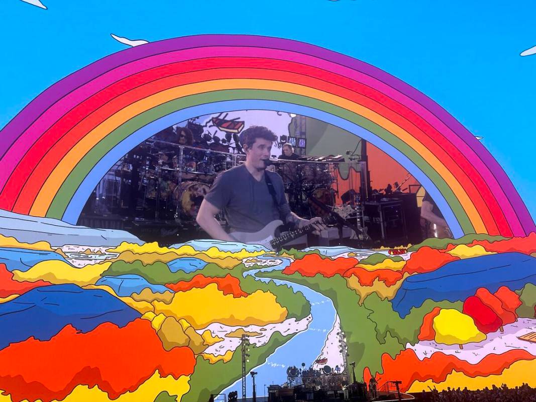 John Mayer is shown during Dead & Company's opening night at the Sphere on Thursday, May 16, 20 ...