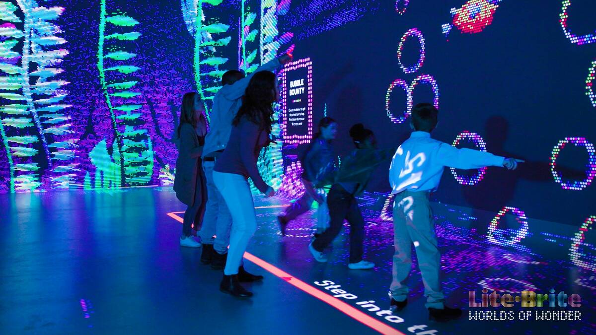 Lite-Brite: Worlds of Wonder, an immersive experience inspired by the Hasbro toy, opens at Illu ...