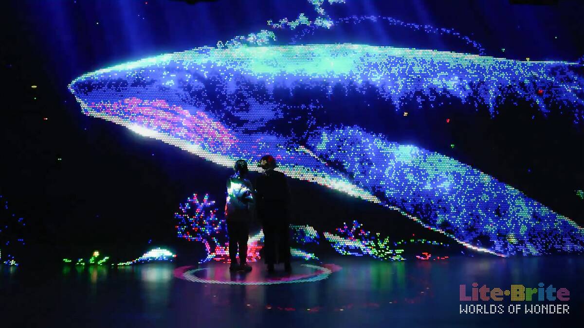 Lite-Brite: Worlds of Wonder, an immersive experience inspired by the Hasbro toy, opens at Illu ...