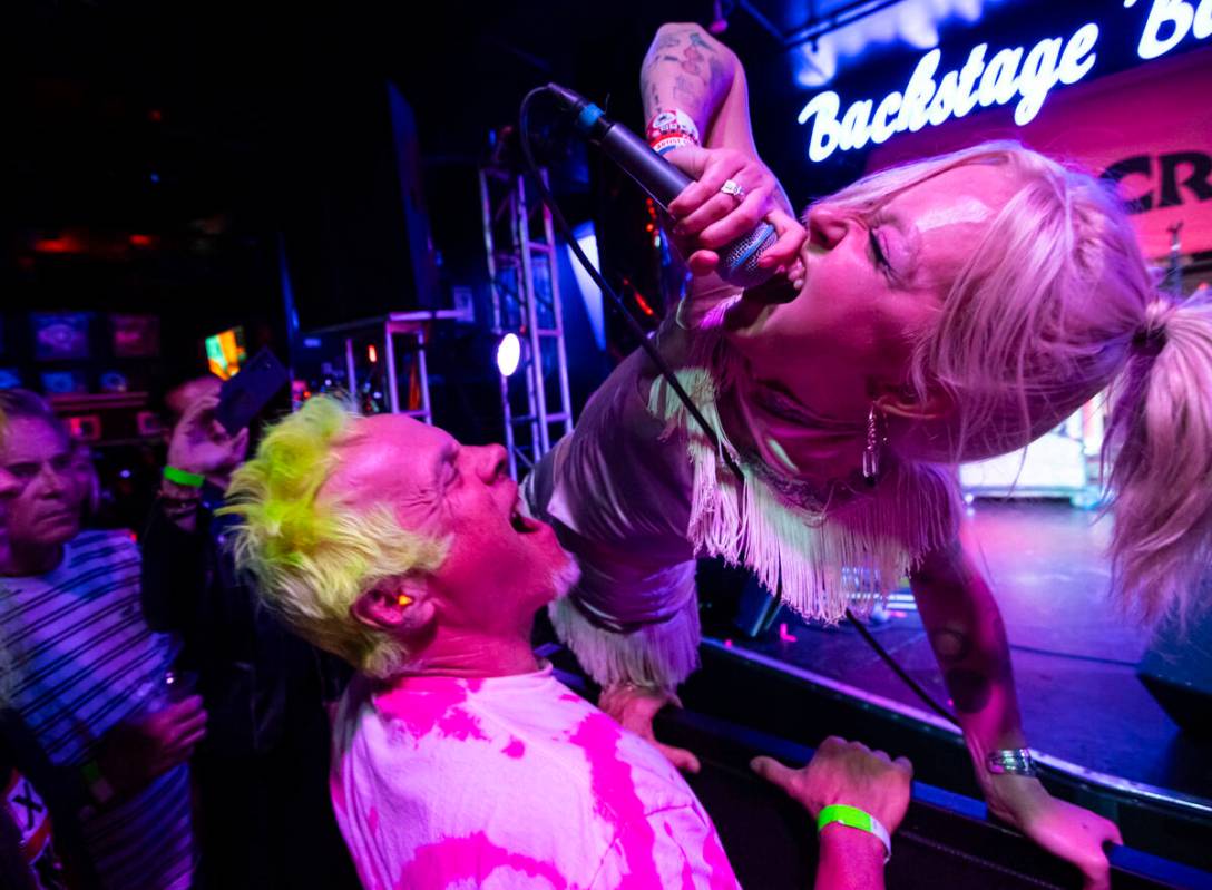Slaughterhouse performs during a Punk Rock Bowling music festival club show at Backstage Bar &a ...