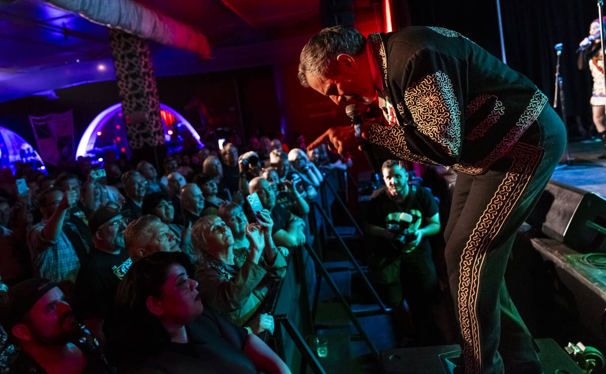 El Vez performs during a Punk Rock Bowling music festival club show at Fremont Country Club in ...