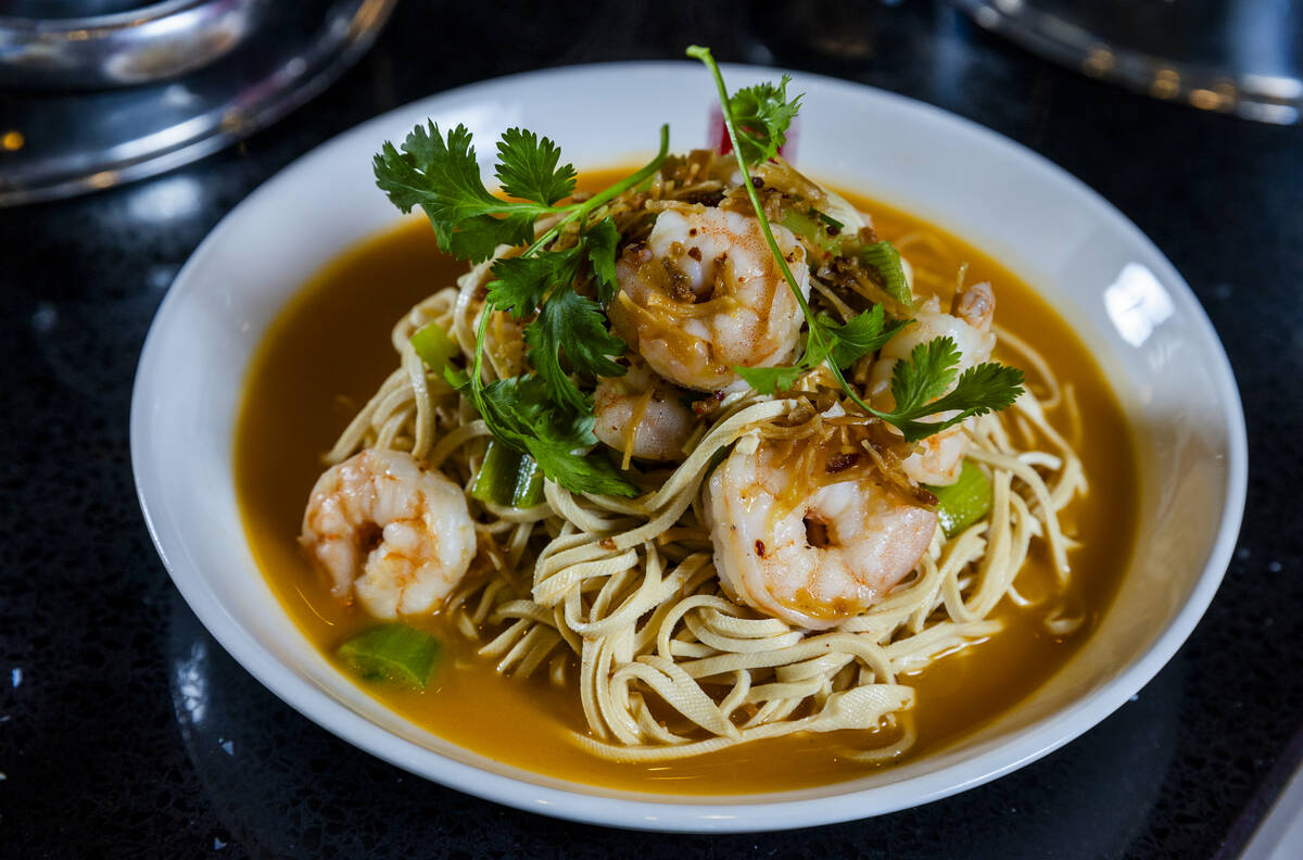 Yangshou cooked dried silk noodles at ShangHai Taste which is expanding from Chinatown to the s ...
