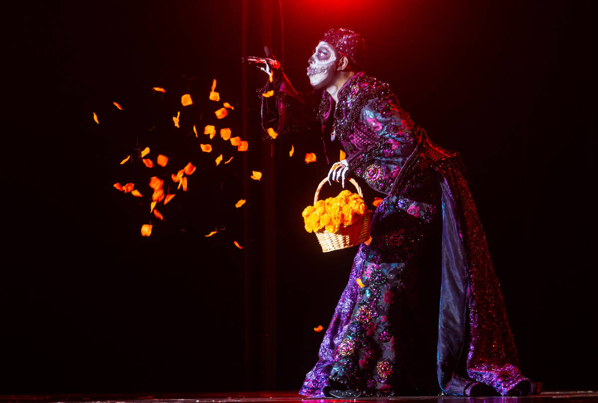 Antonio Amor, of Newark, N.J., performs during the “Movers, Shakers and Innovatorsȁ ...