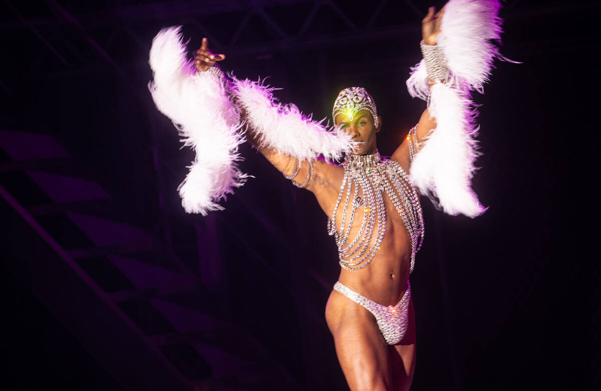 The Chocolate Showboy, of Paris, performs during the “Movers, Shakers and Innovators ...