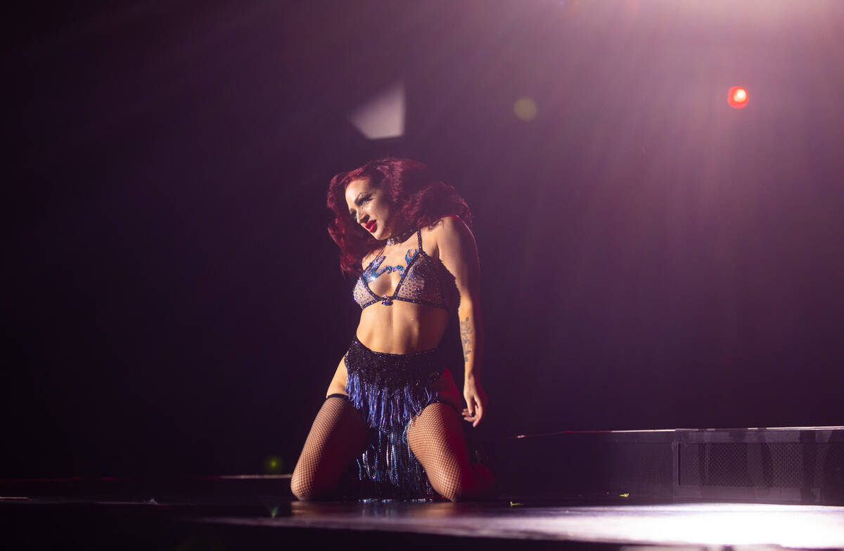 Goldi Fox, of Philadelphia, competes for Best Debut in the Burlesque Hall of Fame’s 34th ...