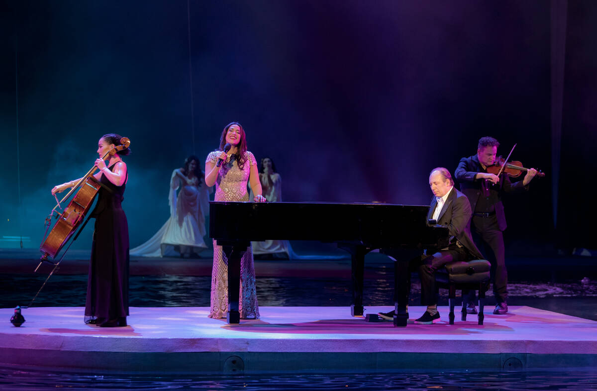Academy Award-winner Hans Zimmer is shown in a scene from "One Night For One Drop," held at O T ...
