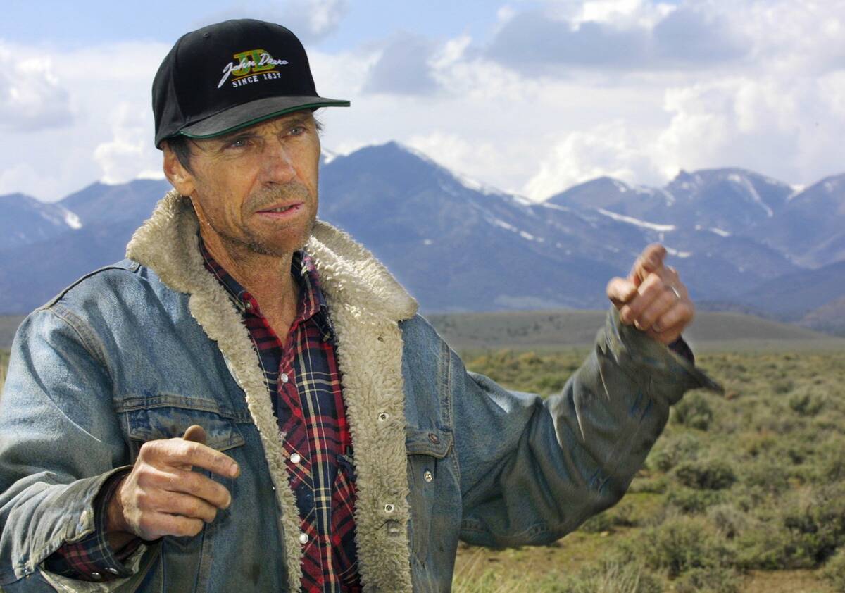 FOCUS - Michael Heizer, sculptor, seen Tuesday, April 6, 2004, near his home. Heizer lives mile ...