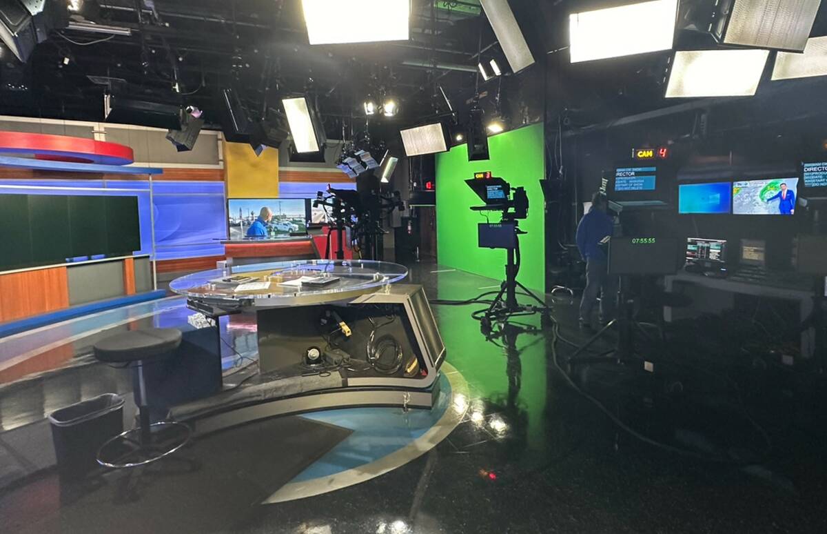 The KSNV Channel 3/The CW Las Vegas studio is shown on March 26, 2024 (John Katsilometes/Las Ve ...