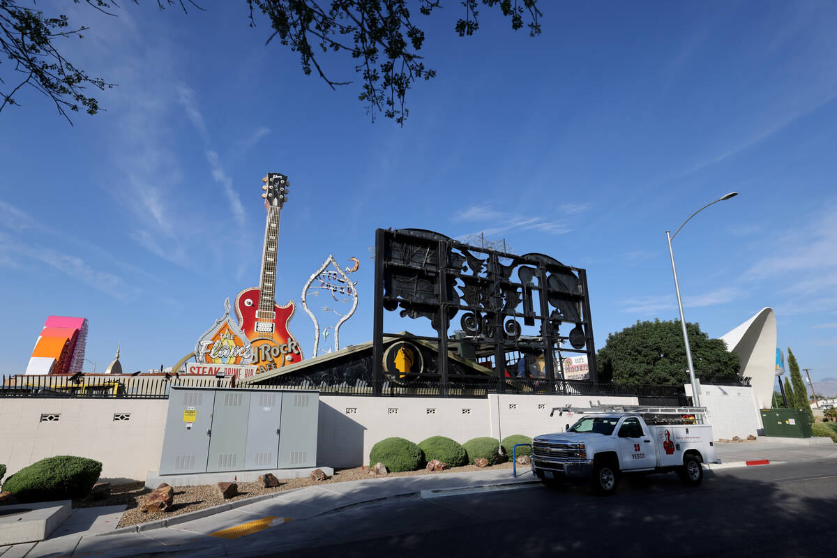 The Neon Museum is shown in downtown Las Vegas Wednesday, July 24, 2024. (K.M. Cannon/Las Vegas ...