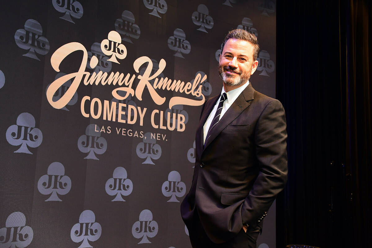 Jimmy Kimmel is shown at Jimmy Kimmel's Comedy Club at Linq Promenade on Friday, May 27. 2023. ...