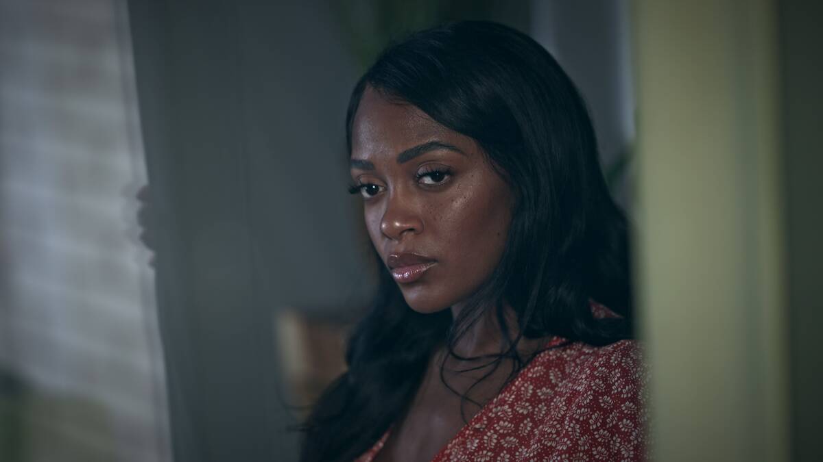 A victim only identified as Amber appears in a scene from the Netflix true-crime series "Worst ...