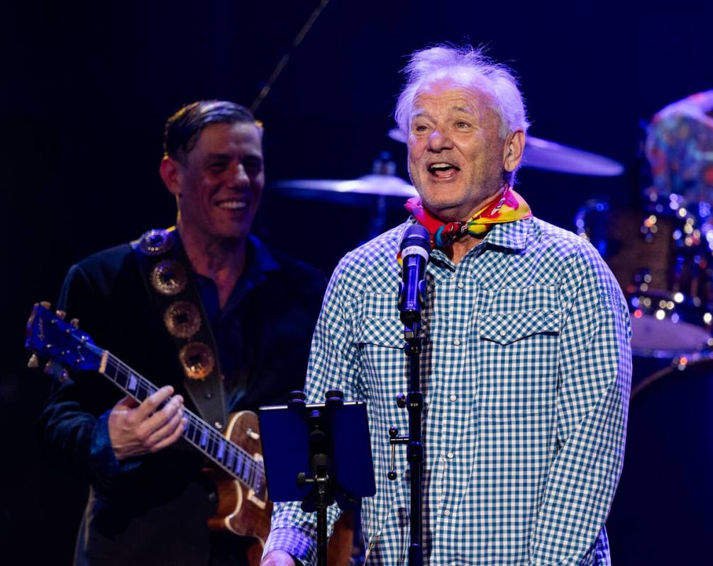 Bill Murray performs at the HART Party Charity concert with Blood Brothers Mike Zito and Albert ...