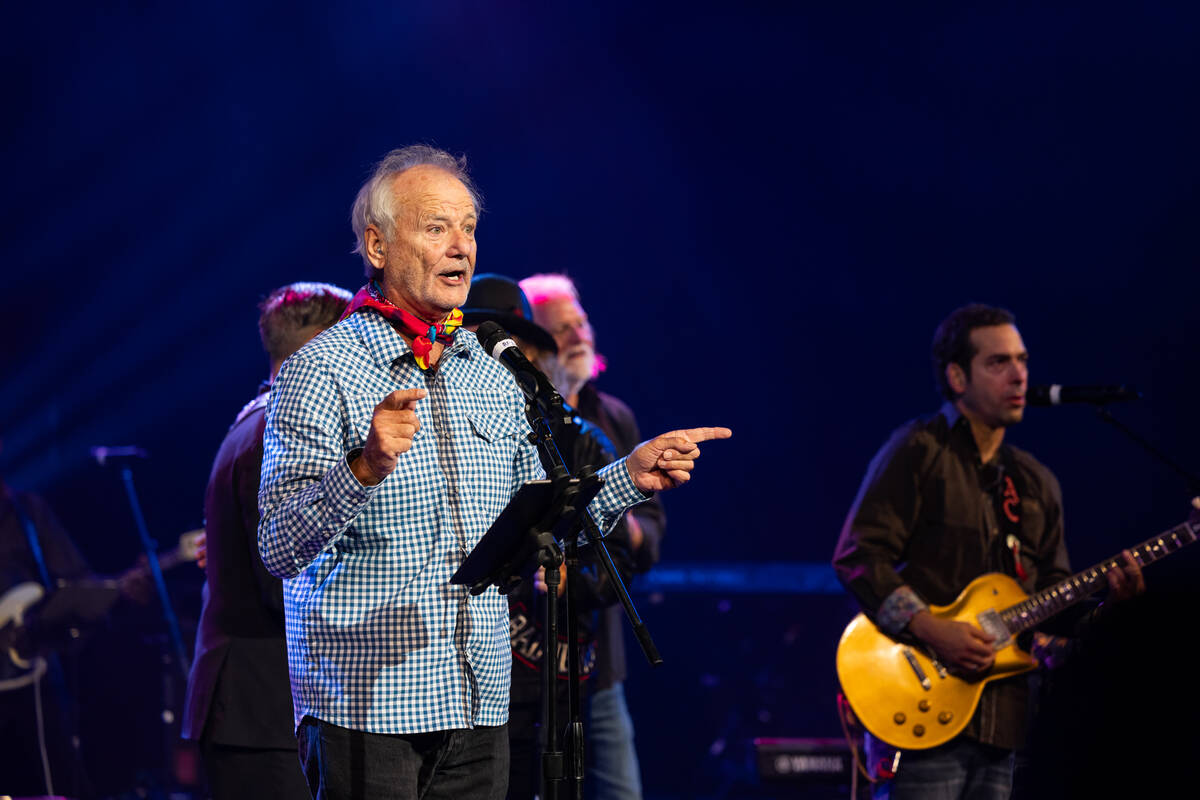 Bill Murray performs at the HART Party Charity concert with Blood Brothers Mike Zito and Albert ...
