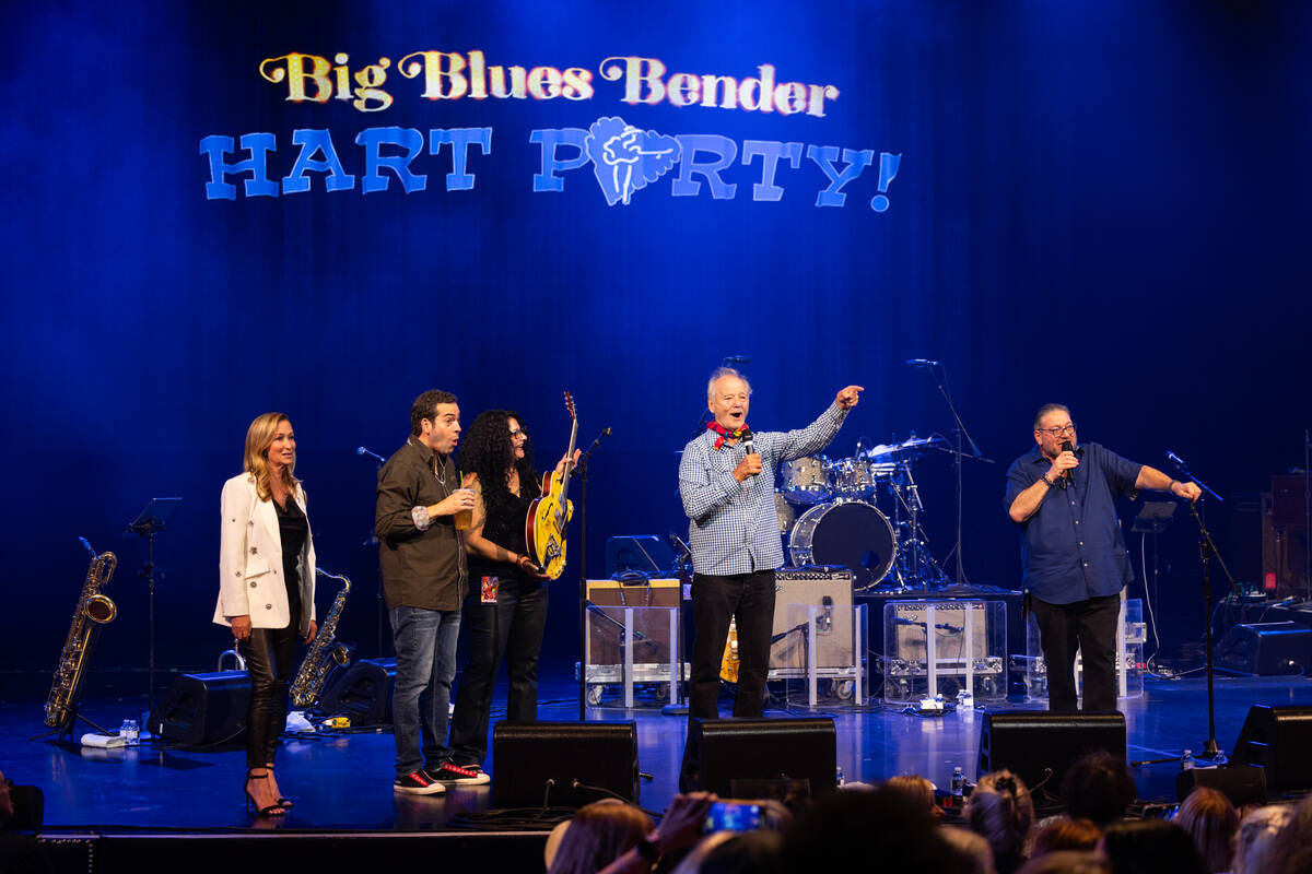 Chair of The Blues Foundation HART Fund, Dr. Janice Johnston, Musician Albert Castiglia, Big Bl ...