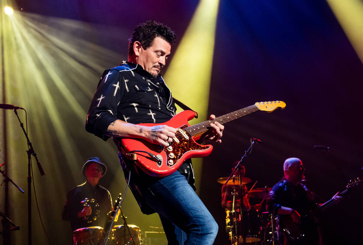 Mike Zito of Blood Brothers is shown during Big Blues Bender, held at Westgate Las Vegas from S ...